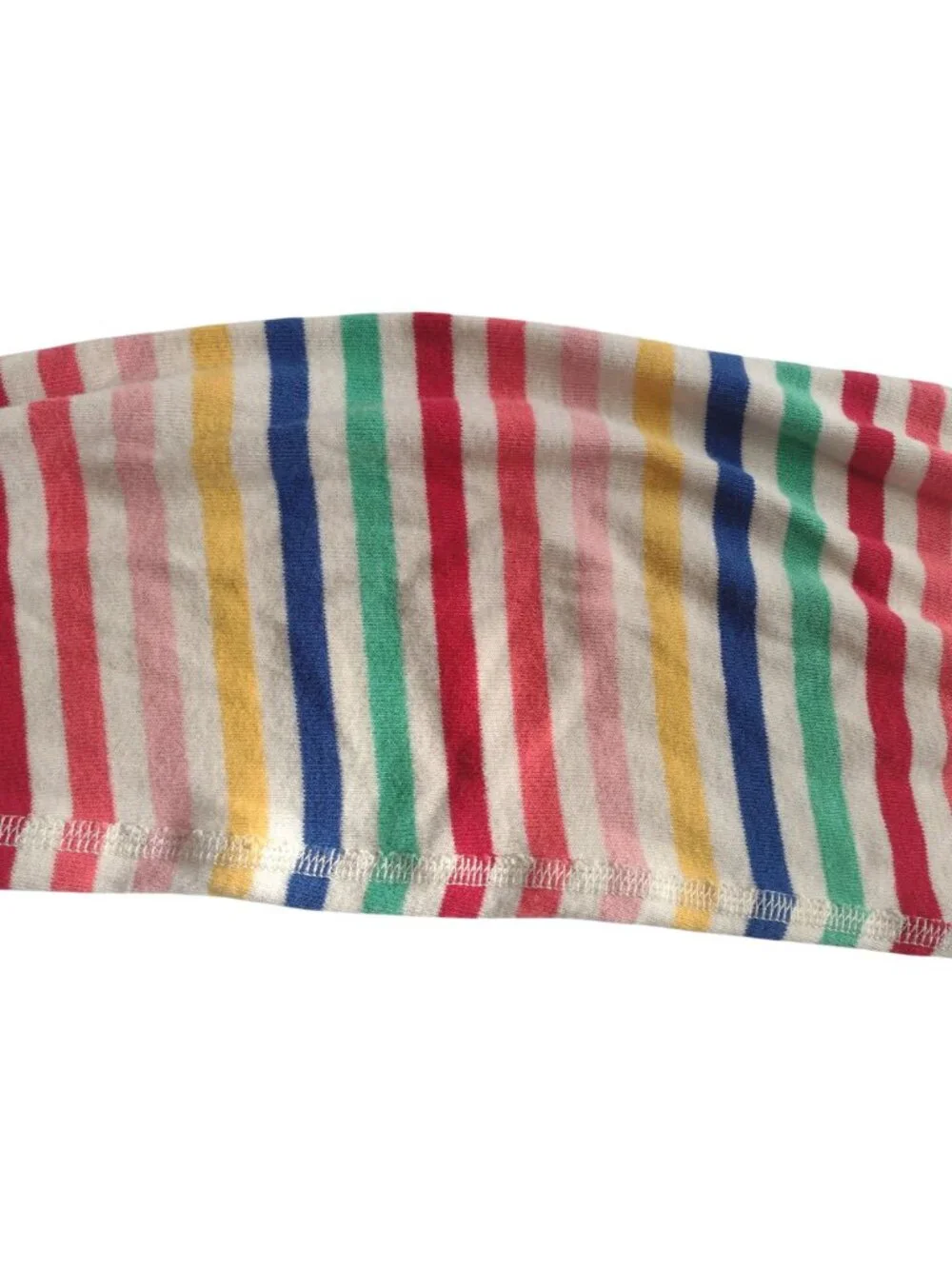 Hanna Andersson Kids Rainbow Striped Pajama Set 8 Multicolor Organic Cotton PJs
